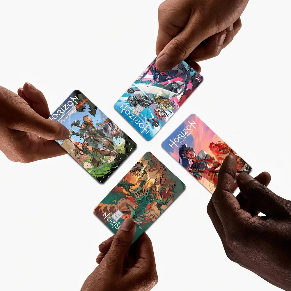 Horizon Zero Dawn 100% Hot Sale Amine Credit Debit Bank Card Bus Card Film Skin Sticker