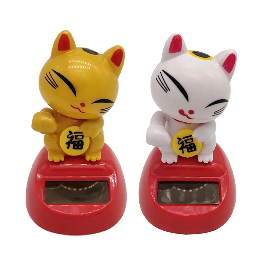 

Танцующая фигурка Lucky Cat, модель-модель солнечной энергии, фигурка куклы, статуя, детская развивающая научная игрушка, подарок, домашний декор