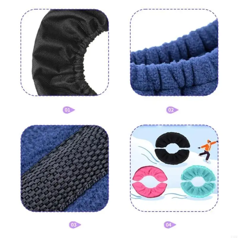 F68F Schlittschuh-Kufenabdeckungen, Hockey-Schlittschuh-Kufenschutz für Kinder, Jugendliche und Erwachsene, langlebig