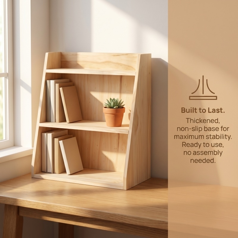  Vintage Wooden Perfume Organizer - Multifunctional Storage Rack for Desktop, Dustproof Dressing Table Trinket Holder 