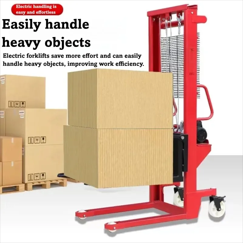 رافعة شوكية مكدس كهربائي 1T 2T شاحنة رفع هيدروليكية يدوية لوجستيات المستودعات والنقل الصناعي