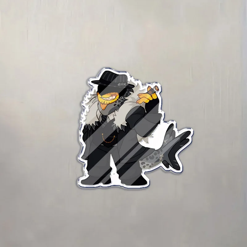 لعبة FORSAKEN شخصيات كرتونية ملصقات مغناطيس الثلاجة هدايا فريدة ديكور إبداعي نابض بالحياة للمطبخ والأبواب المعدنية