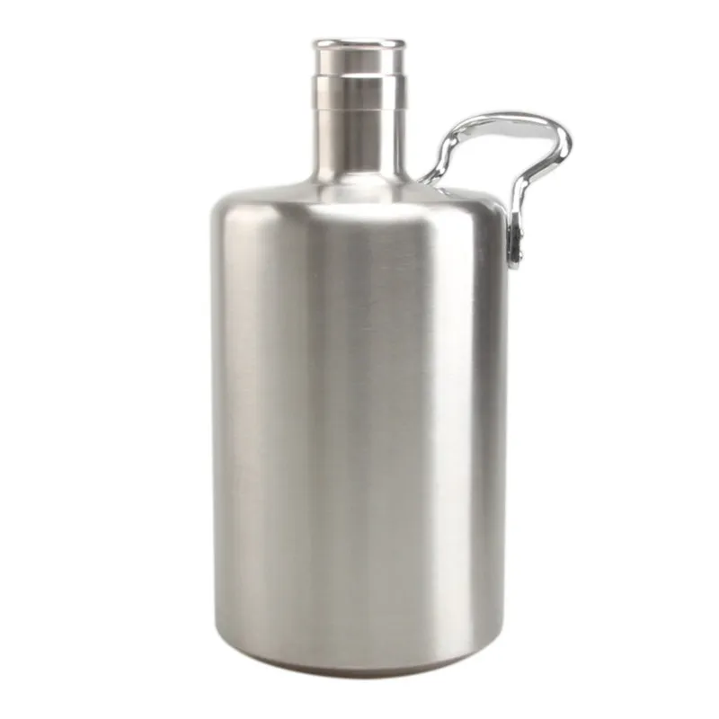 

304 Stainless Steel Household Water Storage Bottle 6L Large Capacity Bucket Outdoor Portable