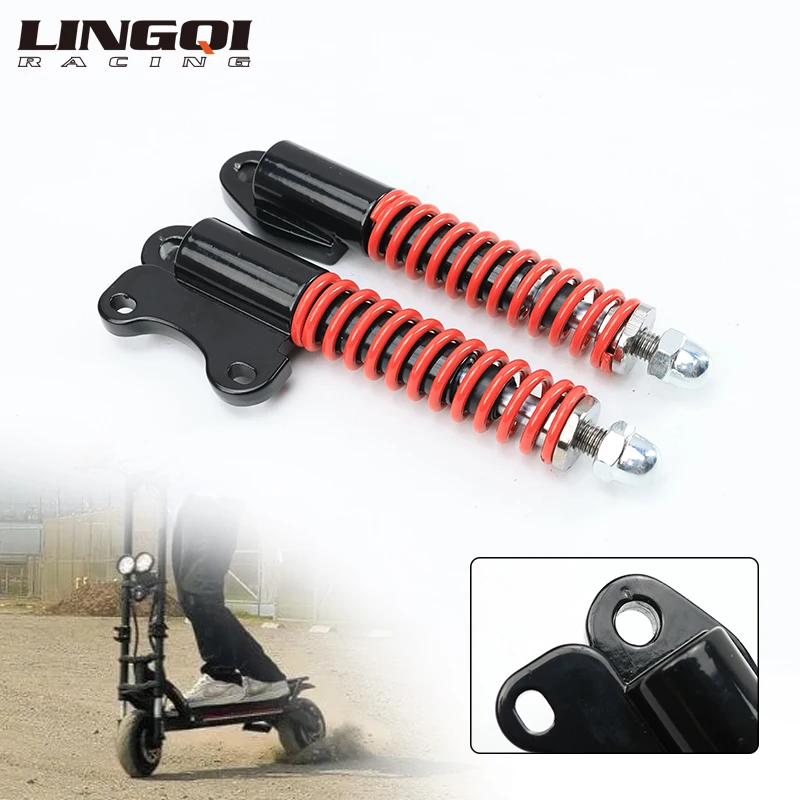 

LINGQI RACING передняя подвеска колеса амортизатор гидравлическая пружина для электрического скутера велосипед замена горного велосипеда