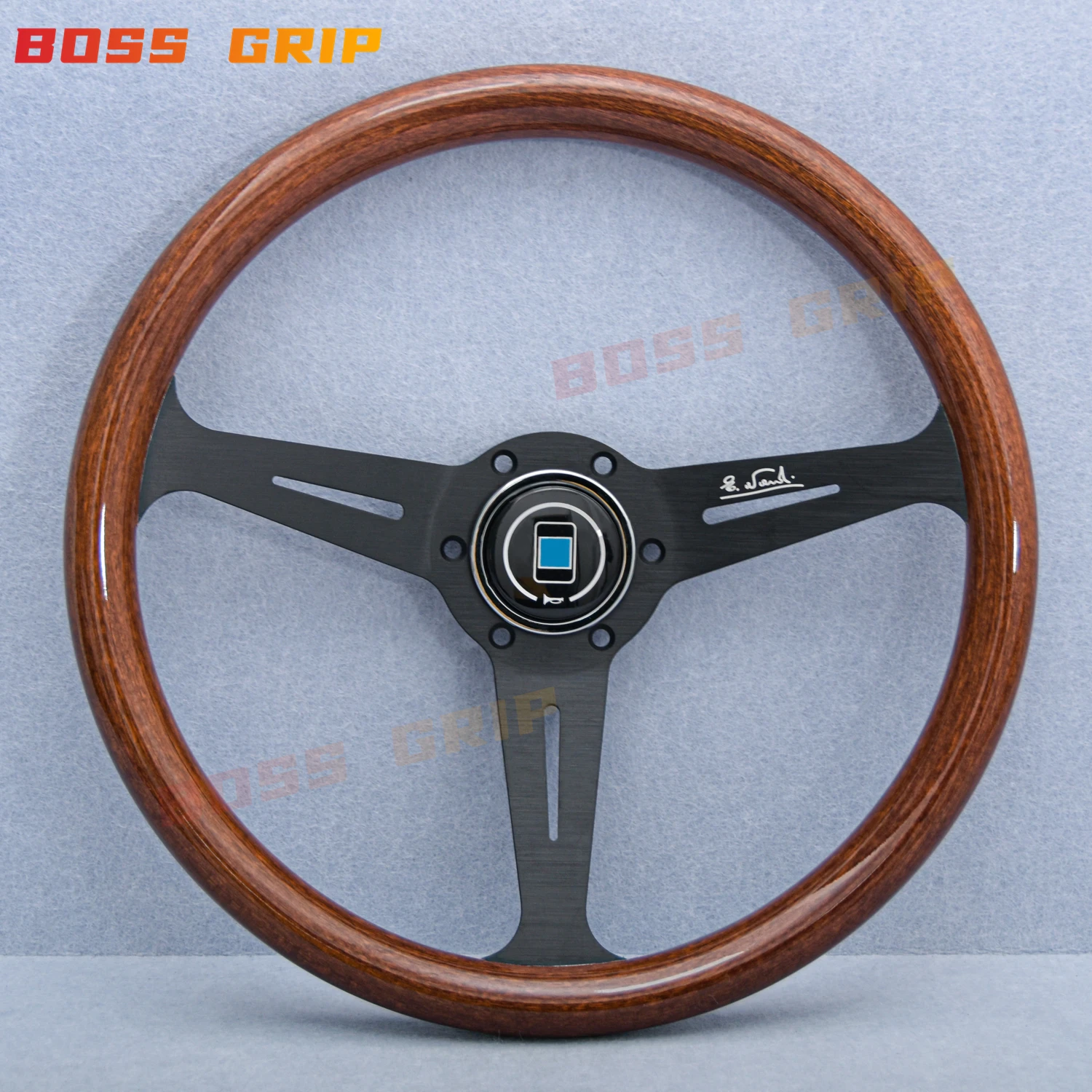 14Inch 358mm JDM Vintage Classic Wood Sport Nardi Steering Wheel Car Accessories