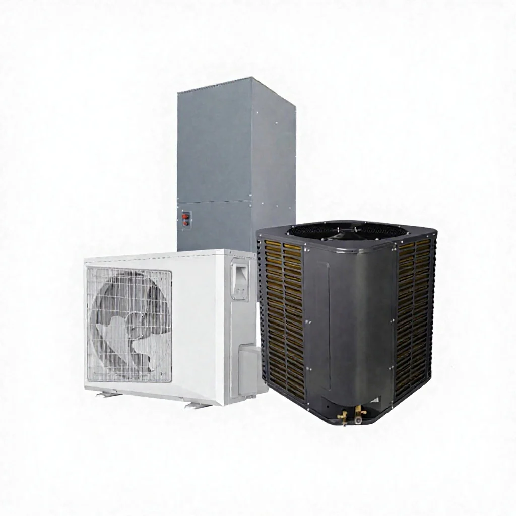 High Efficiency Outdoor Split Wall Mounted Air Conditioner 17000-33500 BTU R410A Scroll Compressor Energy Hotel Household