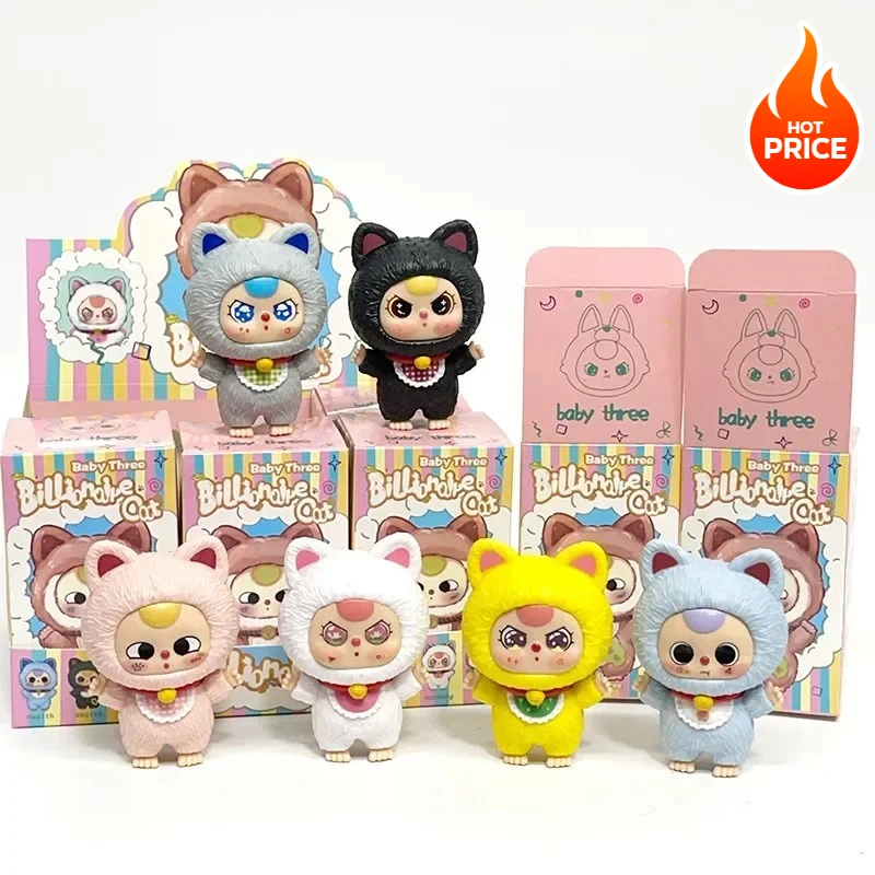 

Коробка для игрушек серии MINISO Blind Three Billion Lucky Cat для ребенка, коробка загадочного сюрприза, виниловые куклы, подарочная игрушка для девочек