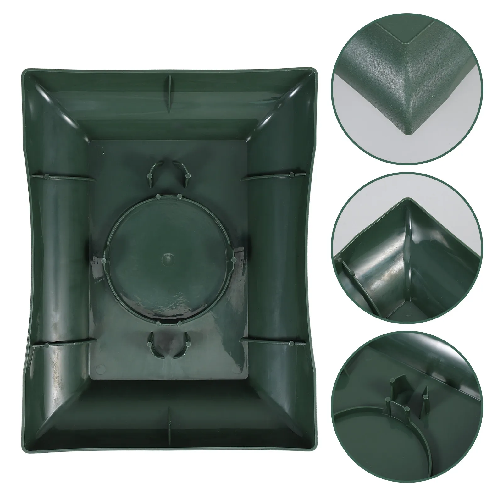 

2Pcs Flower Arrangement Plate Base Floral Foam Tray Easy Operation Stable Support Fresh Flower Containers Floral Arrangement