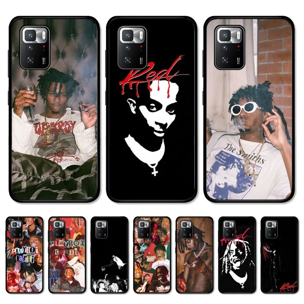 Playboi Carti Phone Case For Redmi Note 4 X 5 A 6 7 8 Pro T 9 Pro 9S 10 Pro 11 Pro 11S 11Epro PocoM3pro