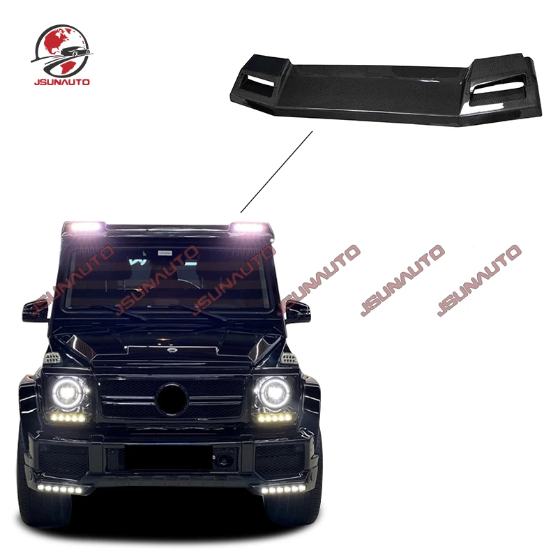 

High Quality Carbon Fiber Body Kit For Benz G Class W463 Spoiler Carbon Front Top Roof Wing For G63 G65 G500 G350 G55