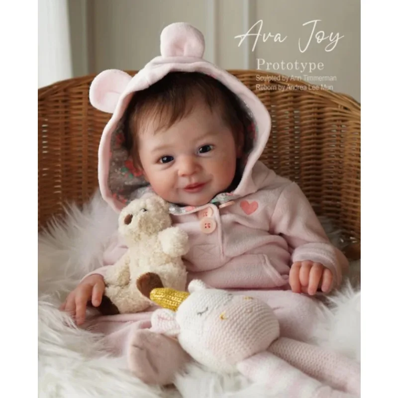 20Inch Reborn Doll Kits Ava Joy Unassembled DIY  Doll Parts Same As The Photos