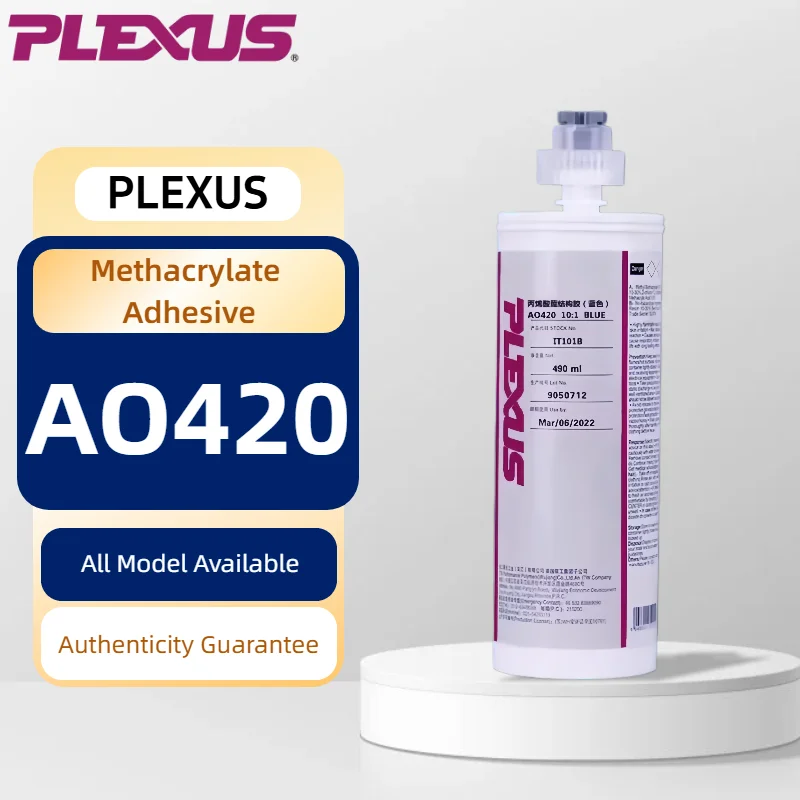 

PLEXUS AO420 MA420 Methacrylate Adhesive 490ml 10:1 MMA Structural Glue for Metal Plastic FRP Composite Bonding