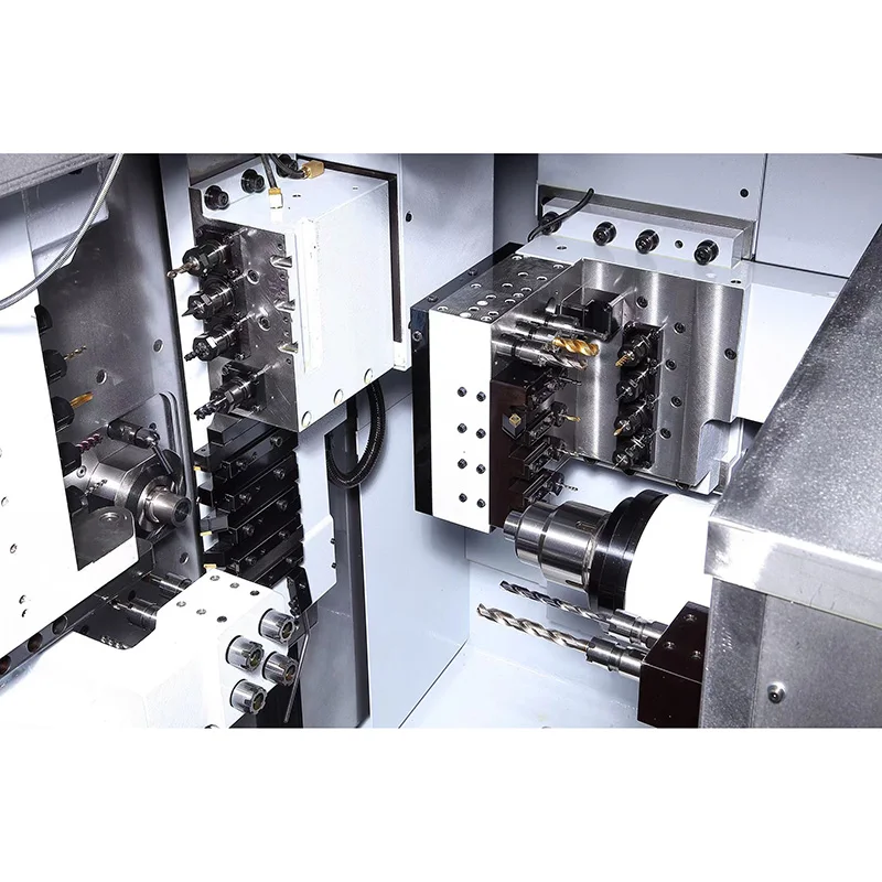 Hine automático do torno do CNC para o metal, contato preciso alto super do ângulo, tipo suíço do rolamento de esferas, Jsl-26Aby