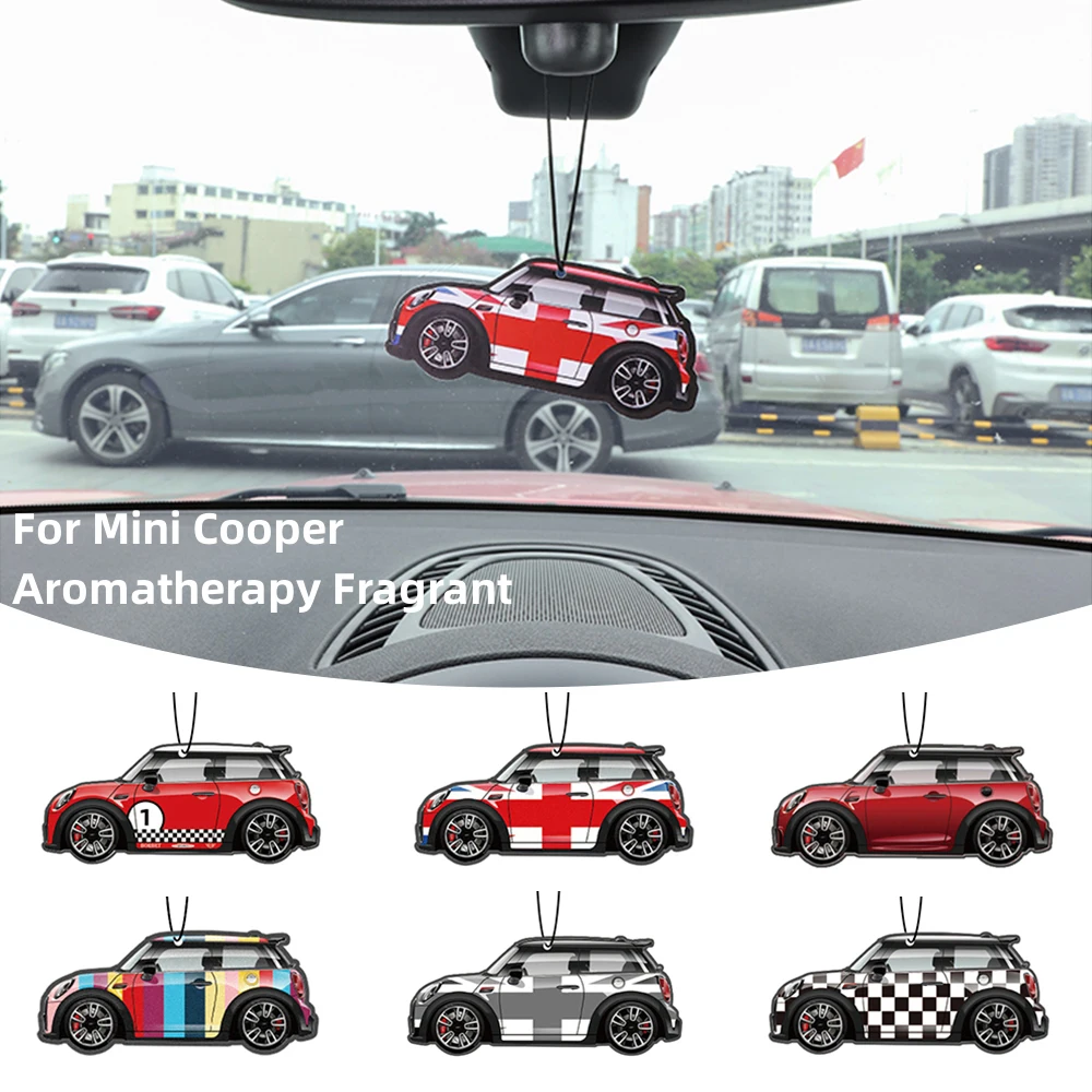 For Mini Cooper F56 R55 R60 Universal Car Aromatherapy Pendant Fragrant Tablet Decals Special Air Freshener Auto Accessories