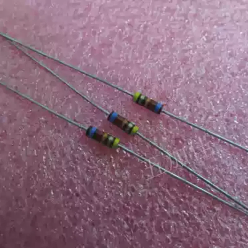 10-100pcs imported RCR07G623JS 62K 1/4W antique carbon core non inductive resistor gallbladder machine special