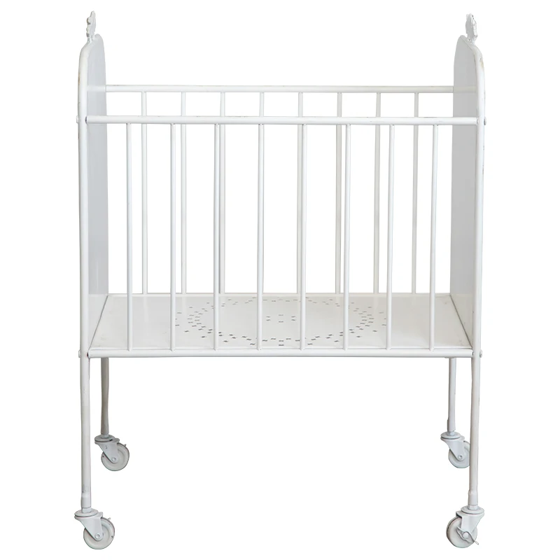 

Wrought iron flower stand with wheel rack balcony outdoor living room storage trolley mobile
