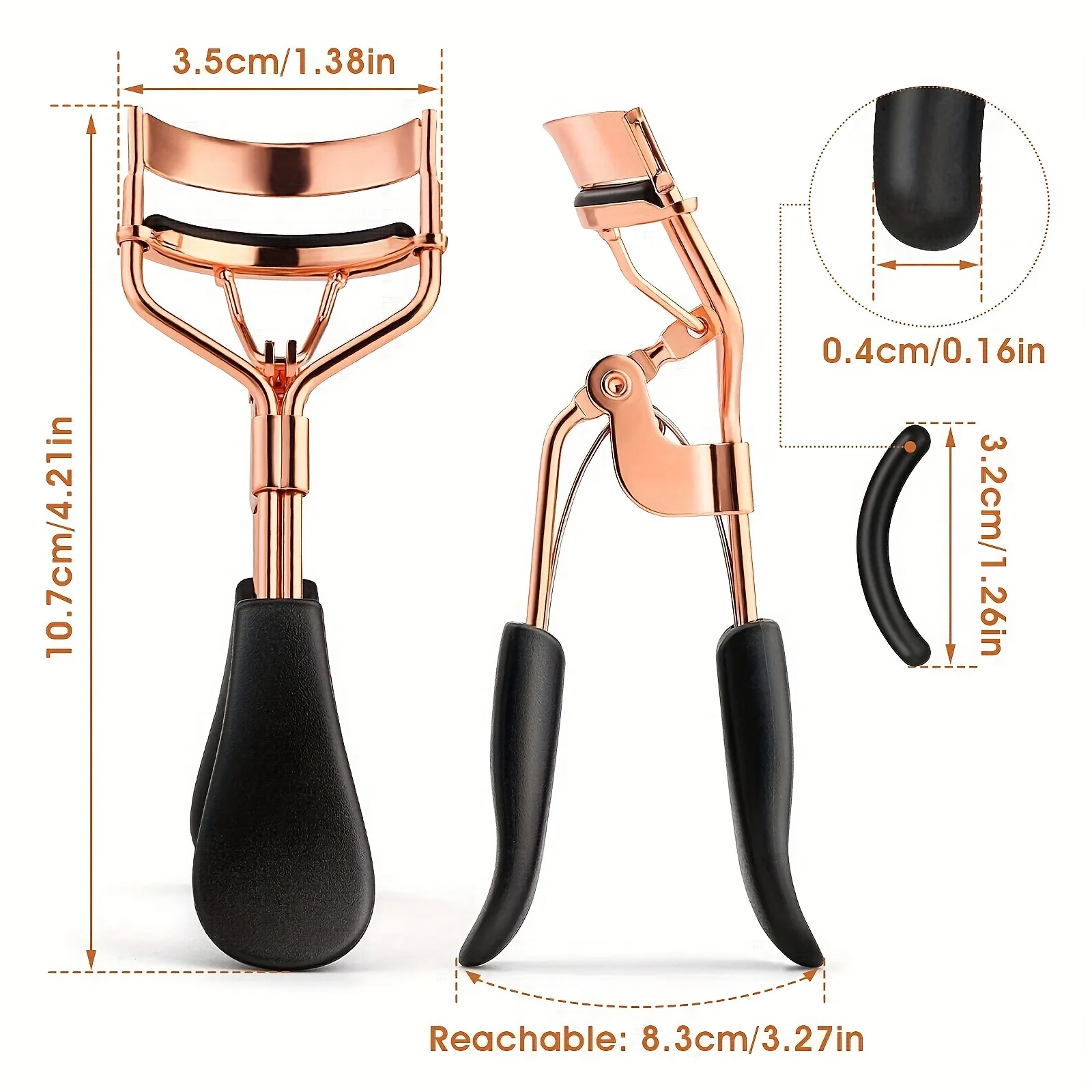 Ladies' Eyelash Curler, Flexible And Controllable Styling, Can Quickly Create Curled Lashes And Visually Enlarge Your Eyes