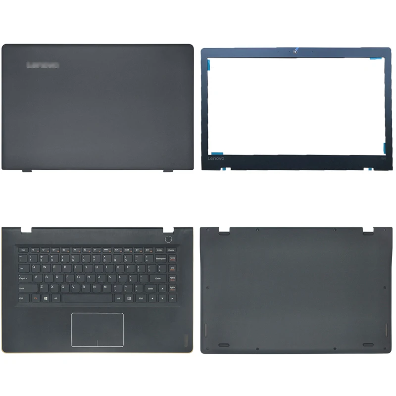 NEW Laptop LCD Back Cover/Front Panel/Hand Rest/Bottom Cabinet For Lenovo Ideapad 700S-14ISK AM1I3000120 5CB0K81058 AM1I3000100