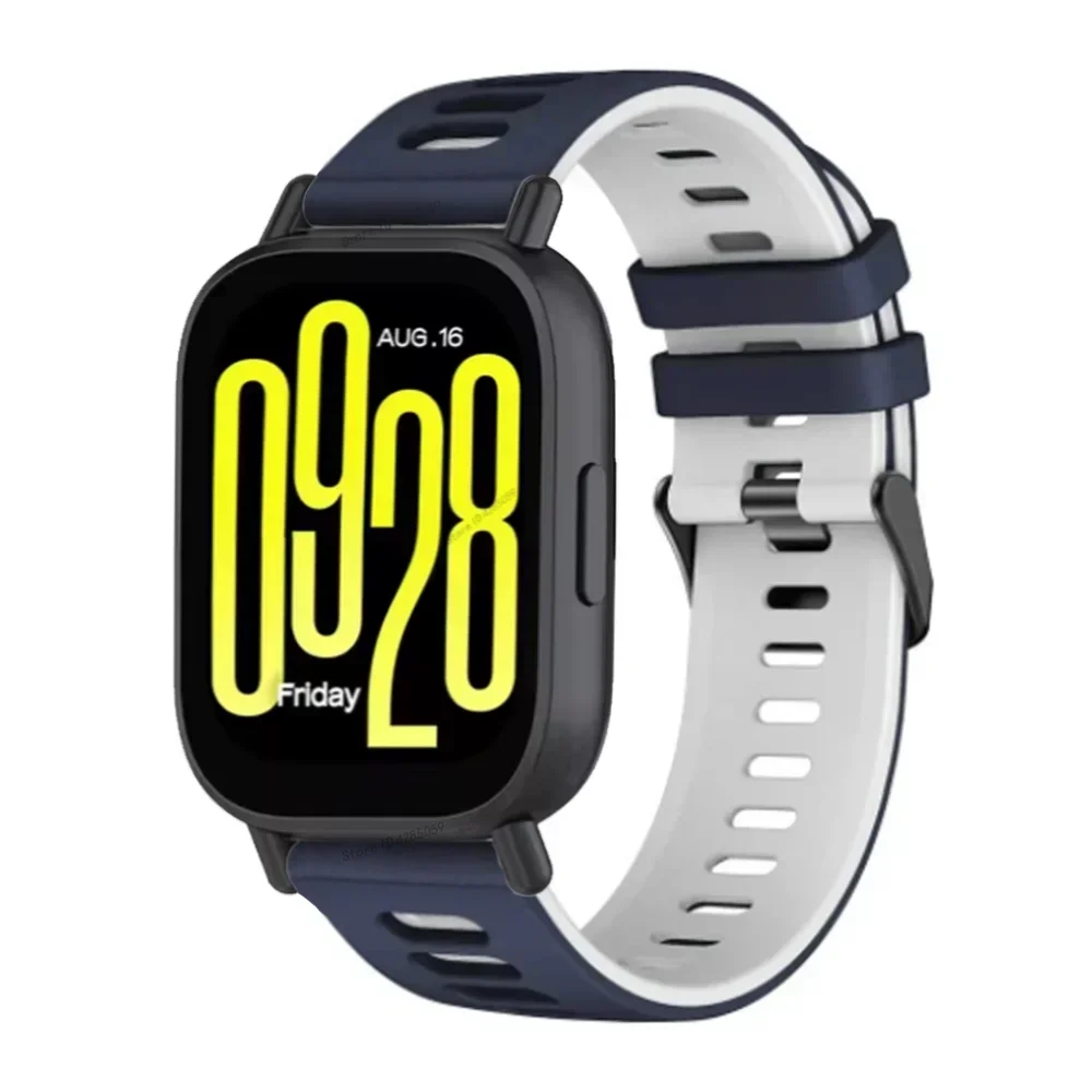 22 مللي متر سيليكون حزام ل Redmi ساعة 5 3 نشط لايت معصمه سوار الرياضة الفرقة 20 مللي متر لسامسونج غالاكسي Watch7 6 5 4 معصمه