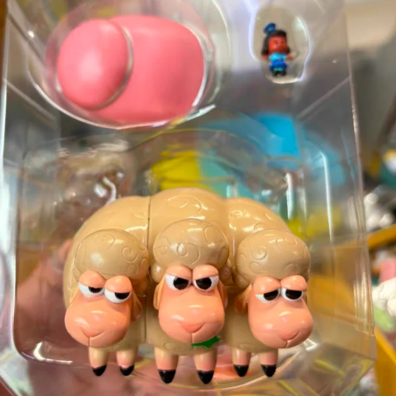 Authentique Herocross berger fille Triple tête mouton ensemble de luxe poupée d'action modèle commun décoration de chambre cadeau d'anniversaire en Stock