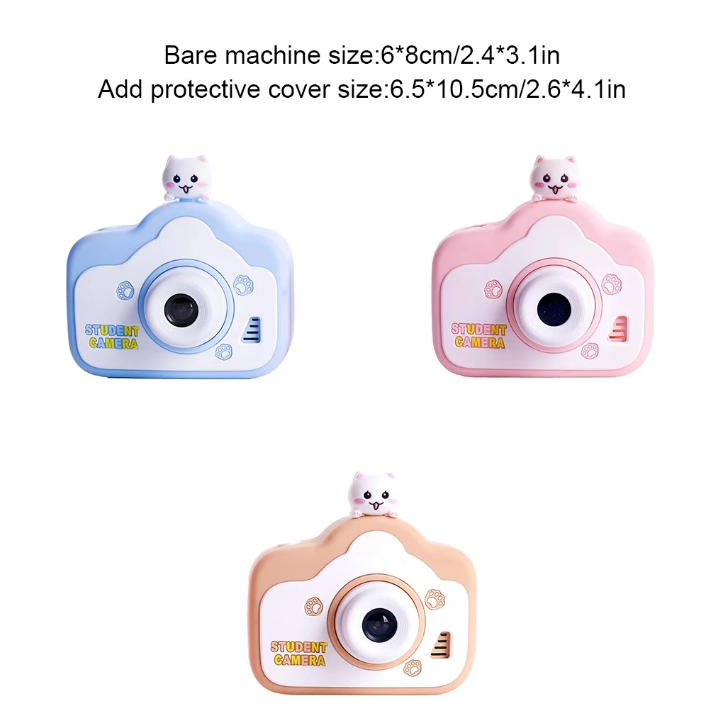 Children\'s dual   camera 2.0 inch screen selfie mini educational toy digital camera 1080P high-definition screen photo