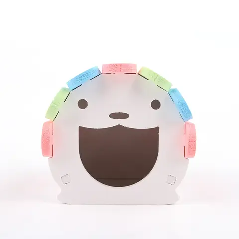 다채로운 곰 모양의 집 골든 베어 둥지, 애완 동물 풍경, 휴식 햄스터 장난감, 접합, 1 개