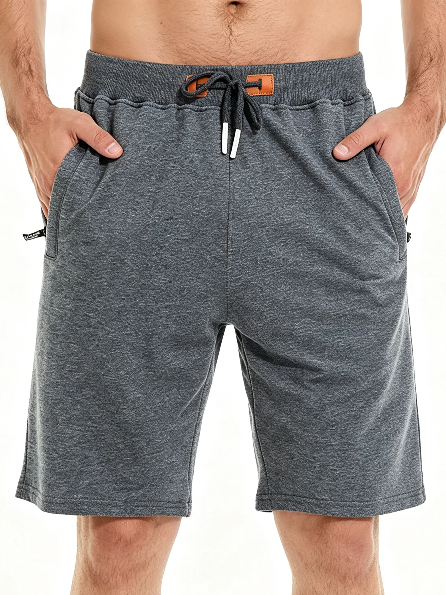 3er-Pack Herren-Baumwollshorts mit Kordelzug, Bequeme Passform, Schlanke Elastische Sportshorts, Lässige Laufshorts, Trendige Jogginghosen, Herrenbekleidung – Detail 4