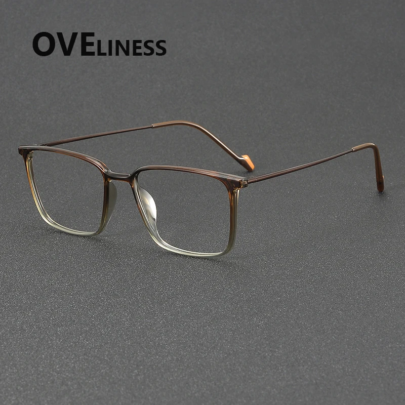 2025 Ultralight Comfortable Men's and Women's Glasses Frame for men Plastic Titanium eyeglasses Frames spectacles full eyewear - Image 2
