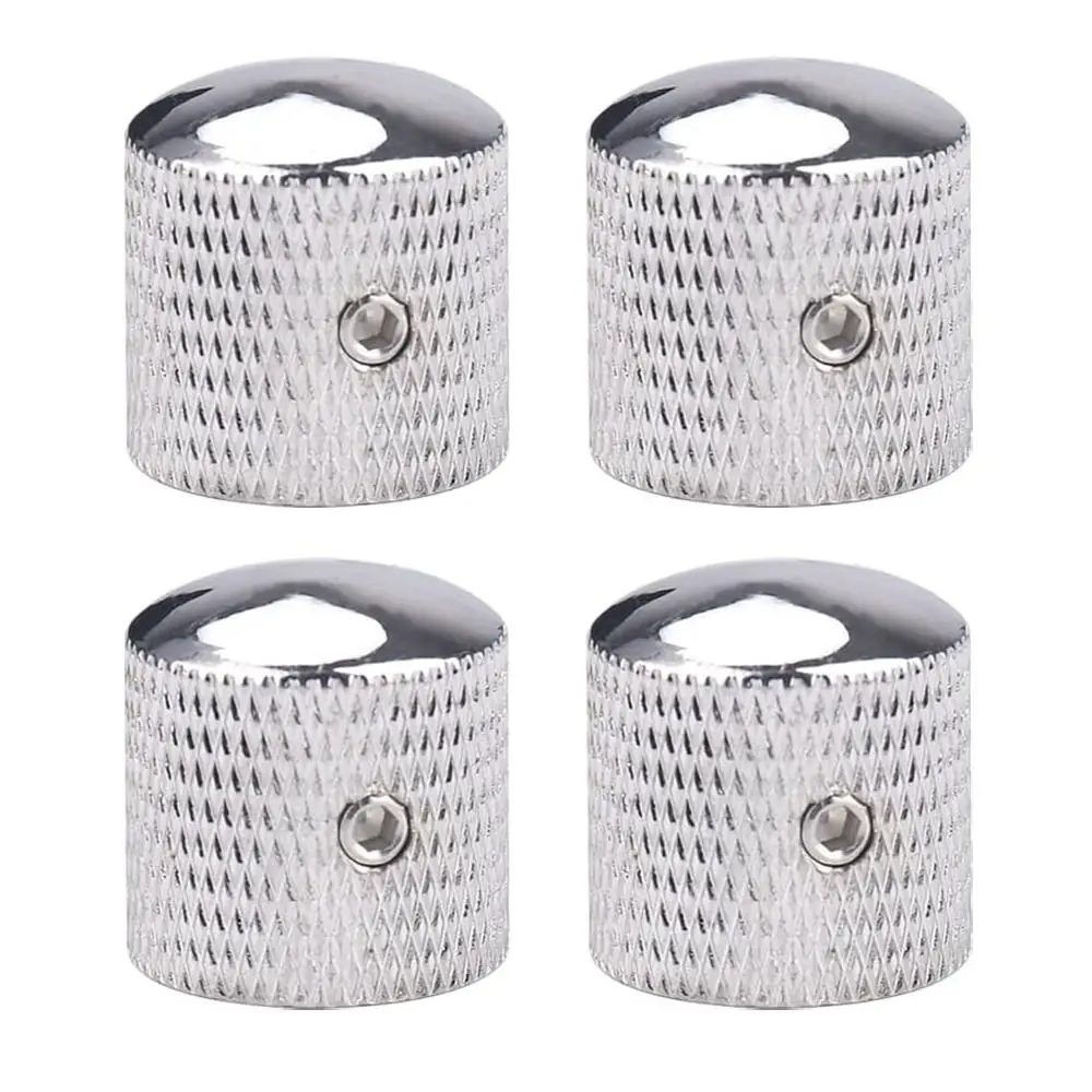 

4 Pcs High Grade Metal Guitar Knobs Enhanced Tone Control Easy To Use Guitar Brass Potentiometer Sturdy Durable