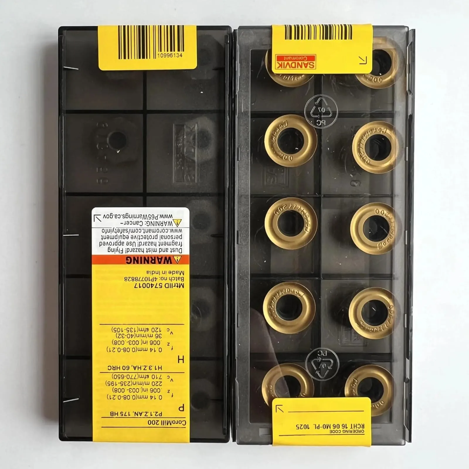 

Оригинальный SANDVIK/RCHT1606M0-PL 1025/лезвие с ЧПУ из твердого сплава, 10 шт.