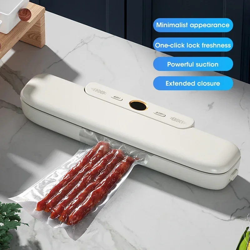 New Automatic Vacuum Sealer Machine For Food Vacuum Sealer With 10pcs Free Food Saver Bags VSealing Machine for Vacuum Pac