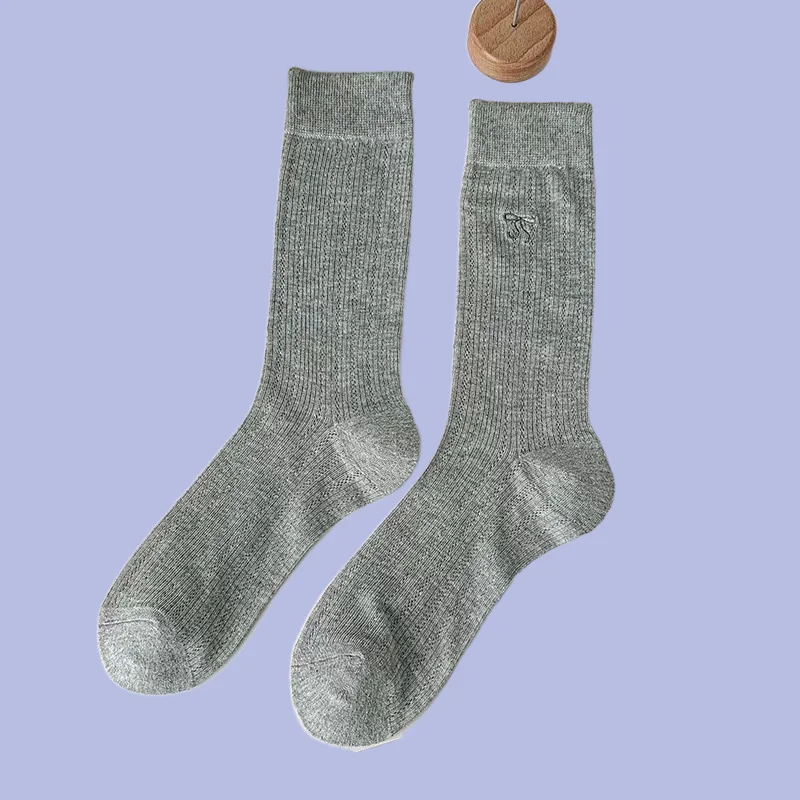 Chaussettes fines mi-tube pour femmes, maille respirante, chaussettes empilées d'été, style ballet, printemps et été, 5/10 paires, nouveau, 2024