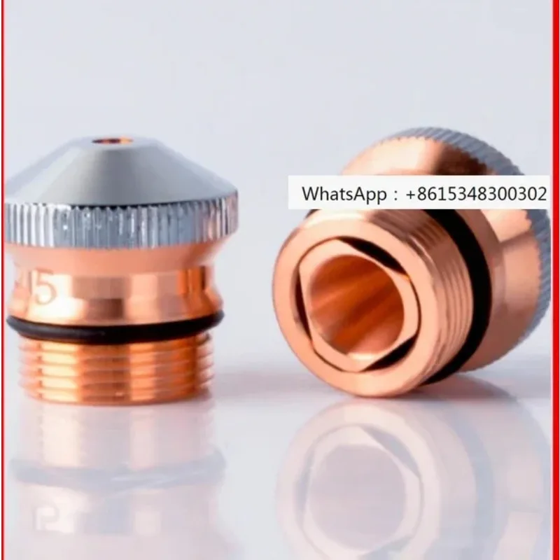 New D17 Cutting Nozzles for Fiber Cutting Machine with Single and Double Layer Composite Copper Nozzles 1PCS