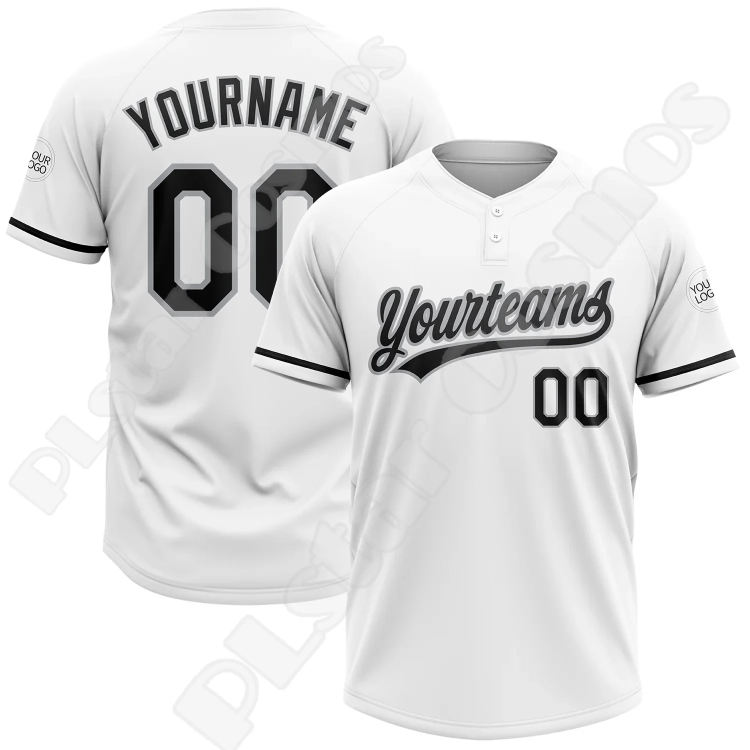 Camiseta de Softball con nombre personalizado, ropa de calle con logotipo de jugador del equipo, 3D Print, informal, Harajuku, X14