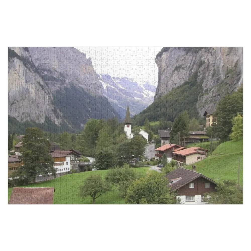 

Lauterbrunnen Valley, 2011 Jigsaw Puzzle With Photo Customizeds For Kids Wooden Boxes Puzzle