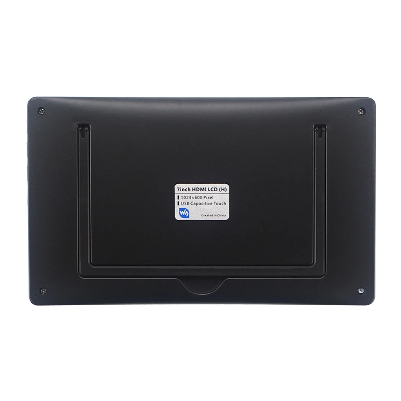 7 Inch Ips Lcd Capacitieve Touchscreen 1024X600 Osd-menu Met Case Gehard Glas Cover Hdmi-Compatibel voor Raspberry Pi