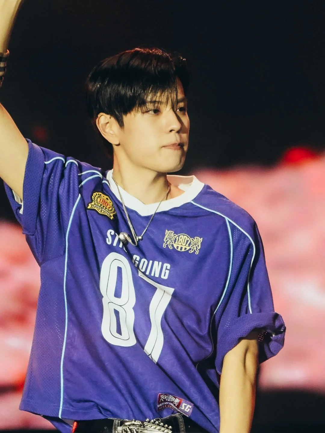 Stray Kids Seungmin Rock In Rio 2026 Festival Jersey No.87 Print Short‑Sleeve T‑Shirt  Kpop Concert Fan Tops Family Matching