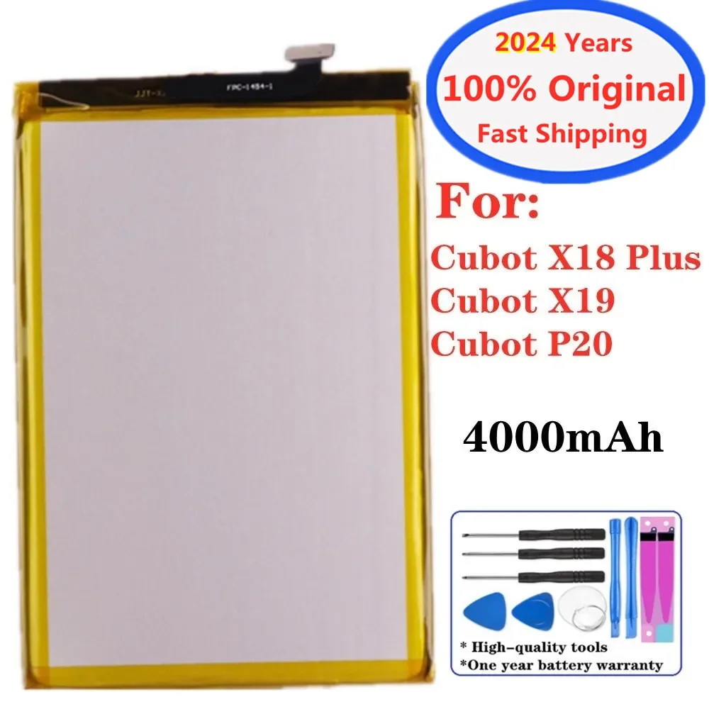 

2024 Years High Quality Original Battery For Cubot X18 Plus X19 P20 4000mAh Phone Bateria Battery