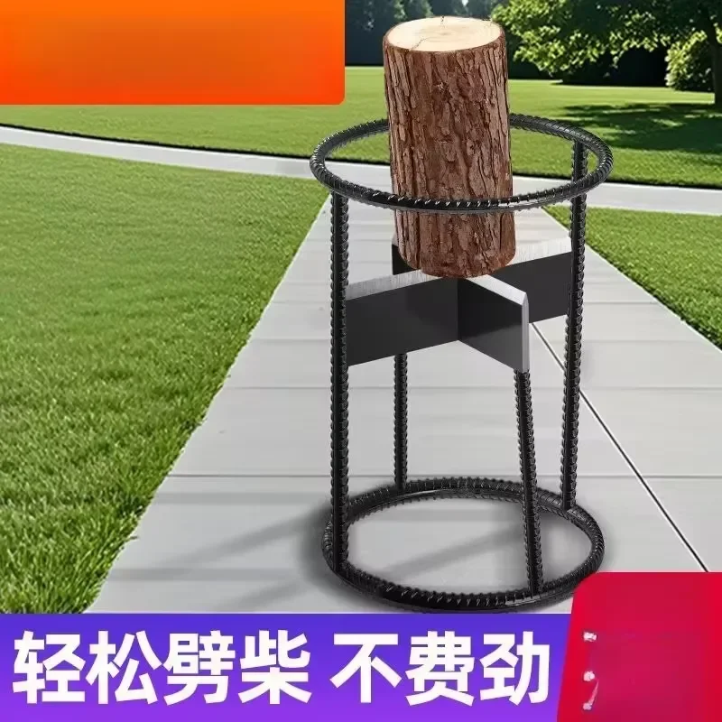 Heavy-Duty Pure Steel Firewood Chopping Axe for Outdoor Camping Woodcutting Farm Use Rust-Resistant Full-Tang Woodworking