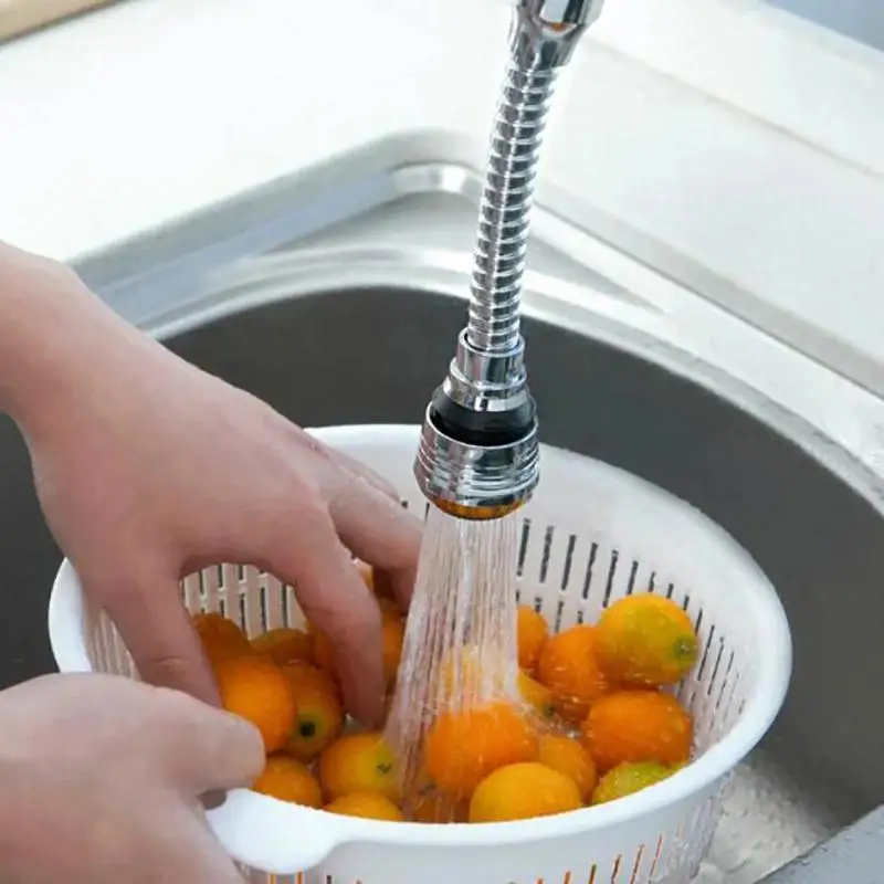 2pcs, 360° Rotating Faucet Extender, Dual Spray Modes (Powerful/Stream), Anti-Splash Design - Durable ABS Material
