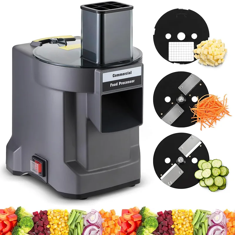 3-in-1 Commercial Vegetable Cutter Multi-function Electric Dicing Slicing Shredding Vegetable slicer Fruit Radish Potato Machine