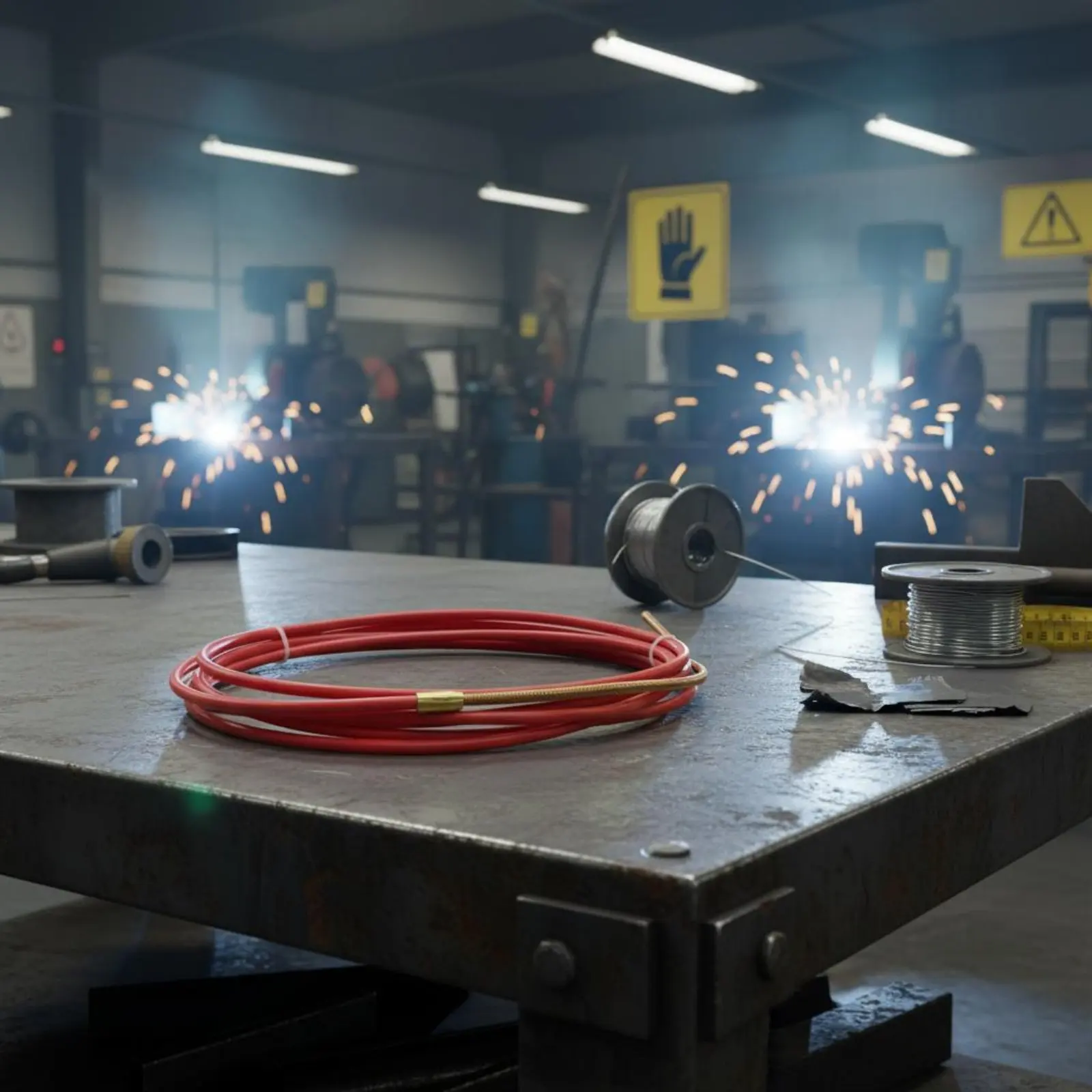 

PTFE Wire Delivery Liner Low Drag Aluminum Wire Joining Liner Carbon Joining Guide Tube for Manufacturing Use, Auto Frame Repair