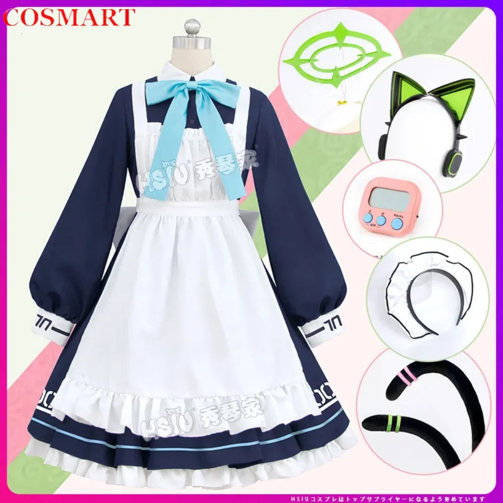 

Blue Archive Saiba Midori Saiba Momoi Dress Cosplay Costume Cos Game Anime Party Uniform Hallowen Play Role Clothes Clothing