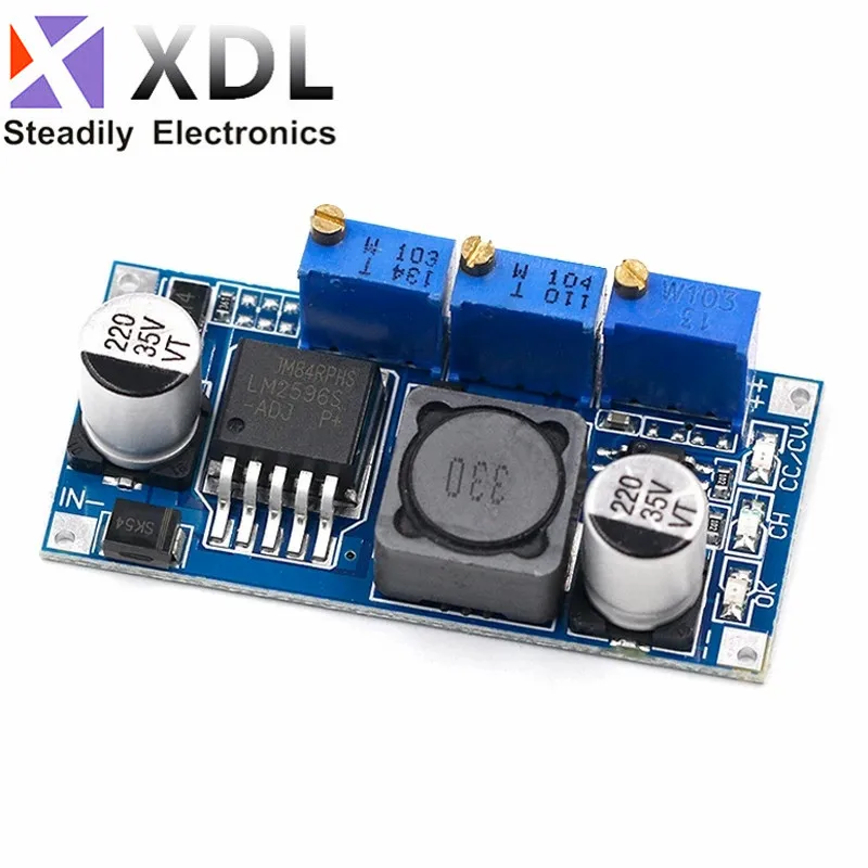 LM2596 DC-DC Step Down CC CV Power Supply Module LED Driver Battery Charger Adjustable LM2596S Constant Current Voltage good