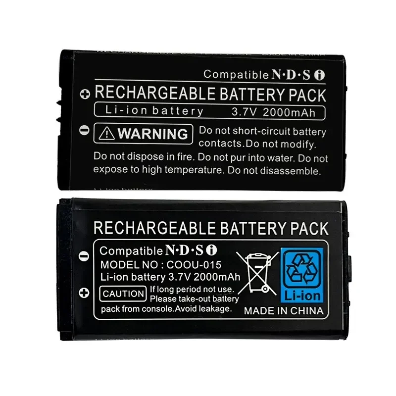 TWL-003 Nds Game Console Battery 3.7V 2000mAh Rechargeable Replacement Cell for Nintendo DSi Ndsi Built-in Batteries with Tool