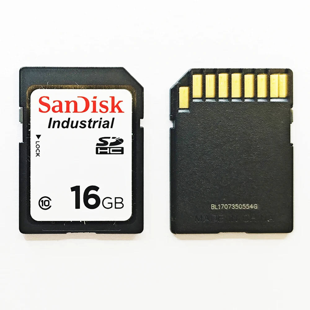 Sandisk sd card 16GB Camera Memory Card  industrial grade memory card for Canon Panasonic CCD digital CNC SDHC memory card