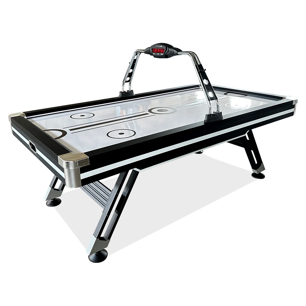 

Newest Design Professional Air Hockey Table Electronic Scorer With LED Light Hockey Pneumatique for Indoor Entertainment