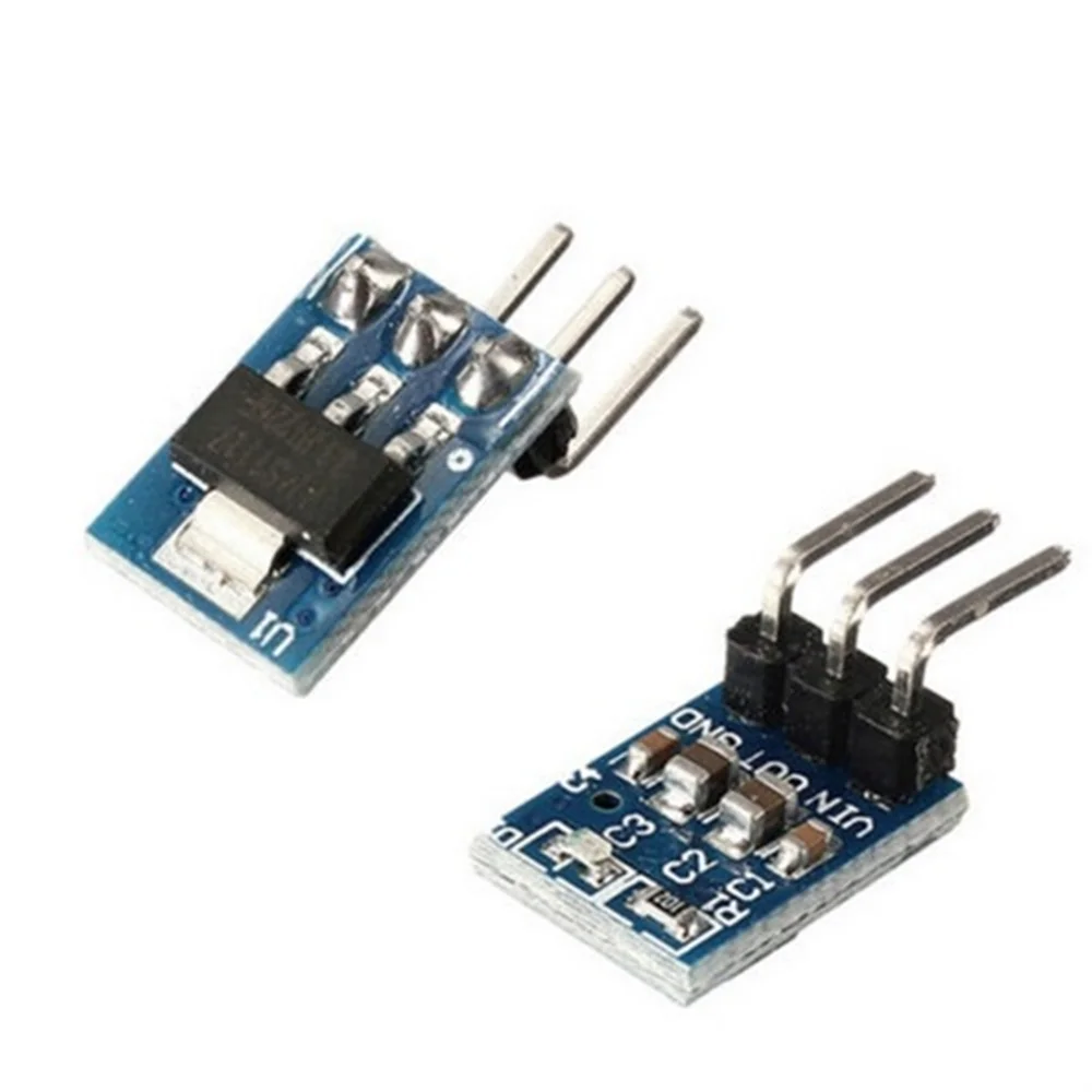 DC4.5V-7V do 3.3/5V Moduł Step-Down Regulator Napięcia w dół Zasilacz Buck Module 3-pins AMS1117 800mA Regulowana płytka Boost