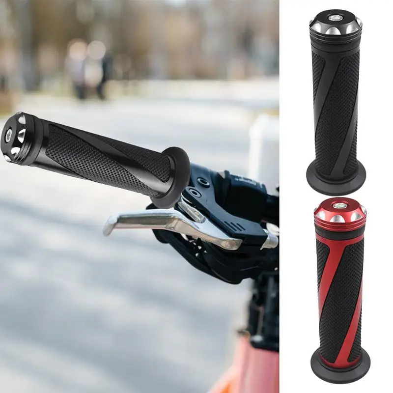 Motorcycle Handlebar Cover Slip-on Anti Vibration Comfort Handlebar Grip Sleeves Sturdy Motorbike Handle Protector Levers Grips