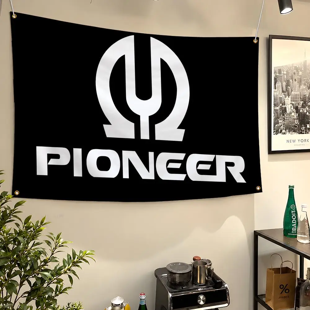 CDJ Flags Wall Rekordbox Hanging Flag DJM Brand P-Pioneer Banners For Birthday Parties D-DJ Outdoor Bedroom Dorm Room Decor